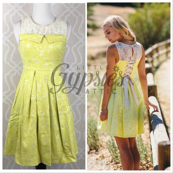 Ryu Lolita Lace & Jacquard Mini Dress - Picture 10 of 11